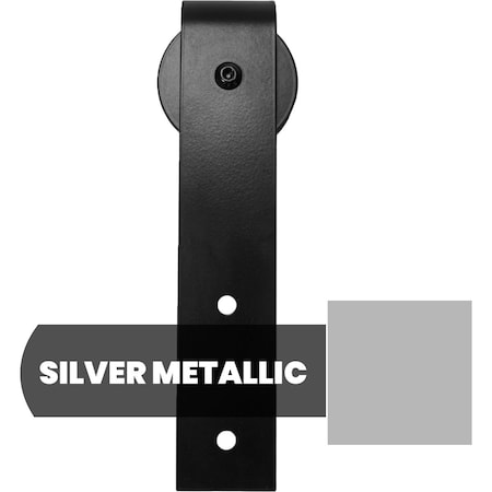 Ekena Millwork Exterior Dummy Roller Series J-Strap Hanger w/ Bolts, Silver Metallic GB6004ER1